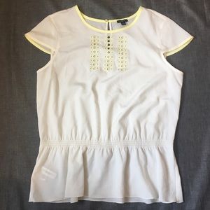Ann Taylor peplum top